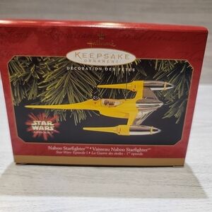 Hallmark Keepsake Ornament Star Wars Naboo Starfighter